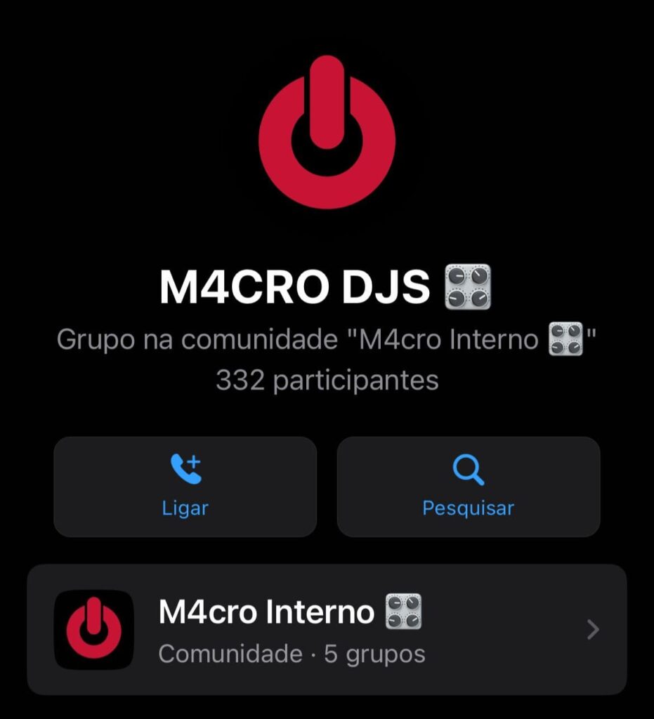 Mix e Master comunidade no whatsapp